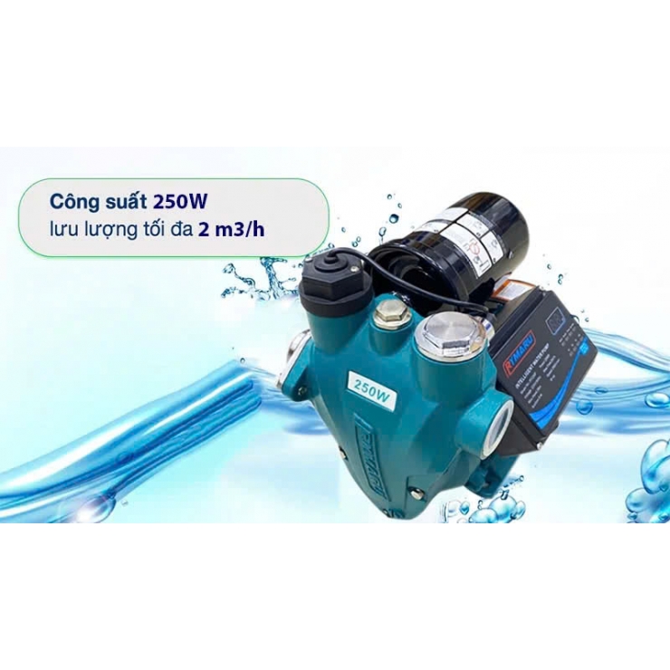 Máy bơm tăng áp điện tử 250W Rymaru RY250F