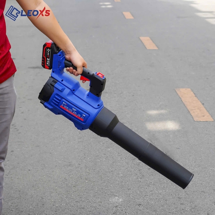 Máy thổi lá Pin 21V LEOxs LXS-BL4510 Brushless Turbo