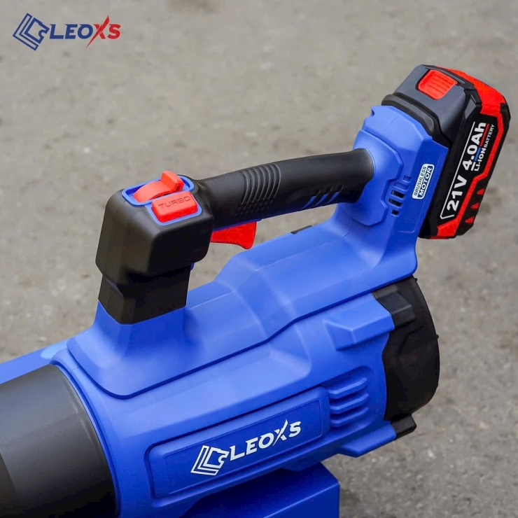 Máy thổi lá Pin 21V LEOxs LXS-BL4510 Brushless Turbo