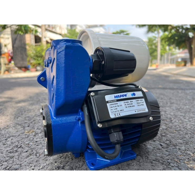 Máy bơm nước tăng áp 150W Happy HTA150D
