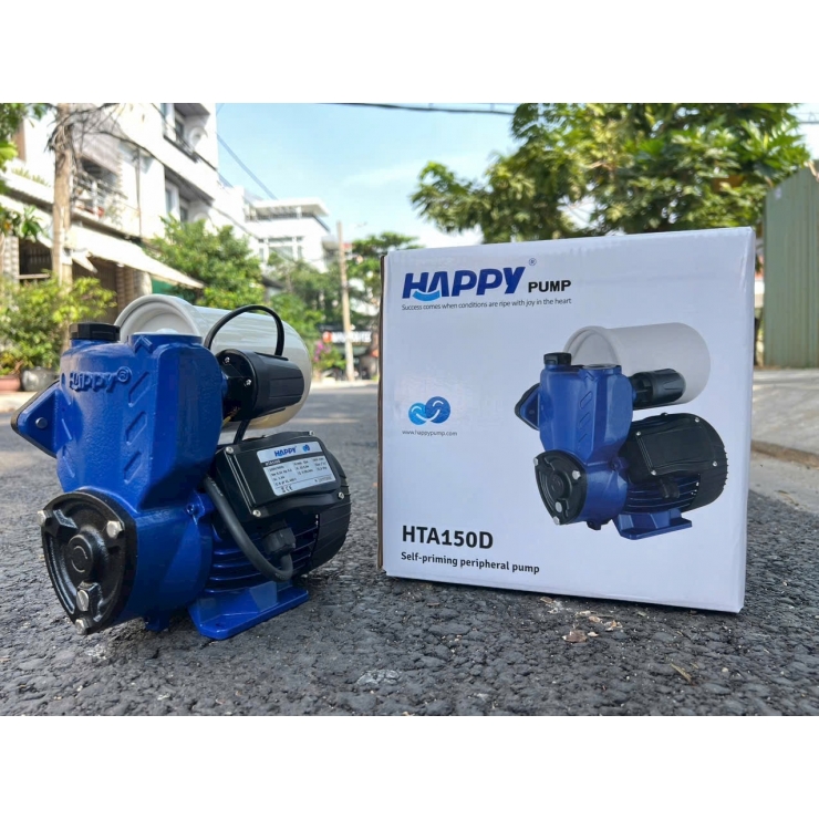 Máy bơm nước tăng áp 150W Happy HTA150D
