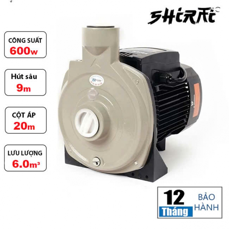Bơm nước ly tâm đẩy cao 35M Shirai JLm 158-800S