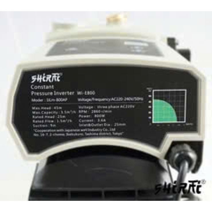 Máy bơm tăng áp biến tần 800W Shirai IJLm 800AP Inverter