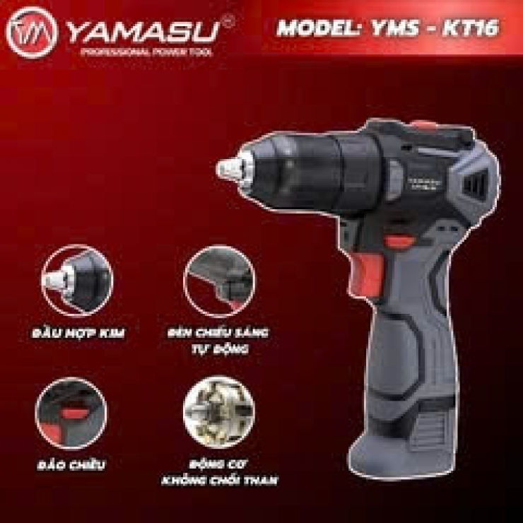 Combo máy khoan bắn vít 16V Yamasu CV16-KT16 Brushless