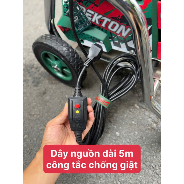 Máy xịt rửa áp cao 180Bar Dekton DK-CWR3001Promax Inverter Xe Đẩy