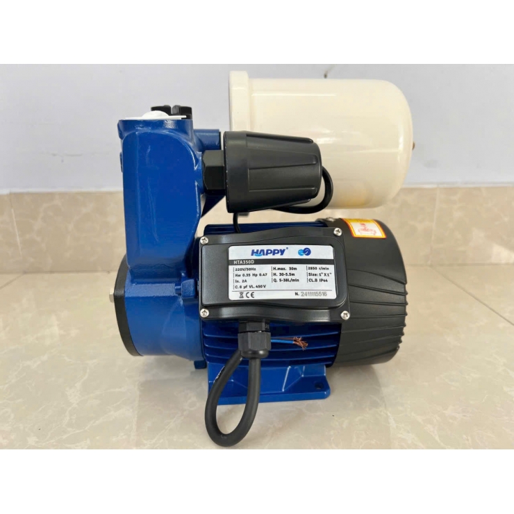 Máy bơm nước tăng áp 150W Happy HTA150A