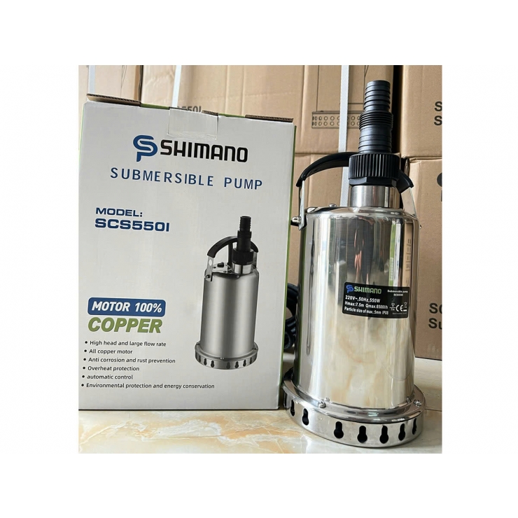 Máy bơm chìm INOX 550W Shimano SCS550I