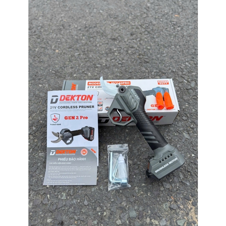 Kéo cắt cành Pin 21V Dekton M21-MCC40PRO Brushless