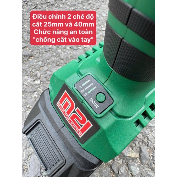 Kéo cắt cành Pin 21V Dekton M21-MCC40PRO Brushless