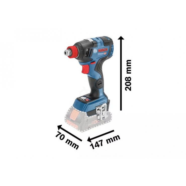Máy bắn vít Pin 18V Bosch GDX 18V-200 C Professional ( chưa Pin & Sạc ) 