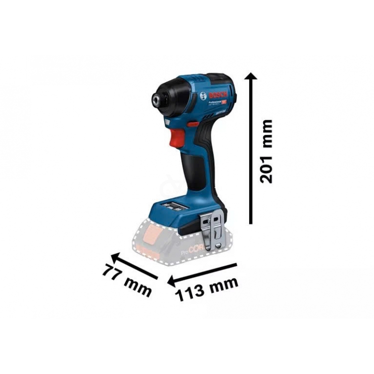 Máy bắn vít Pin 18V Bosch GDR 18V-220 C Professional ( chưa Pin & Sạc )