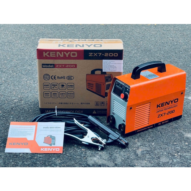 Máy hàn que 200A Kenyo ZX7-200 inverter