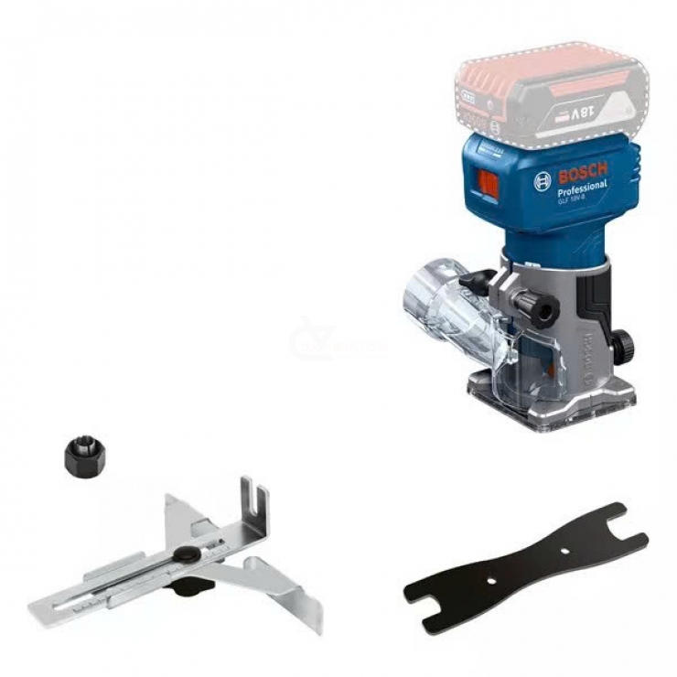 Máy phay 6mm Pin 18V Bosch GLF 18V-8 Professional ( chưa Pin & Sạc )