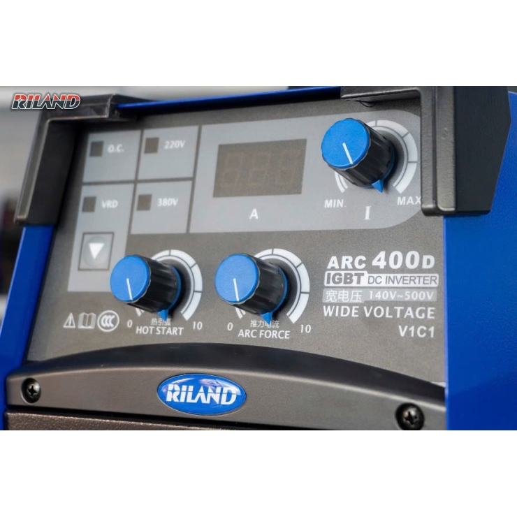 Máy hàn công nghiệp 400A Riland ARC 400D ( 1 pha 220V & 2 pha 380V ) 