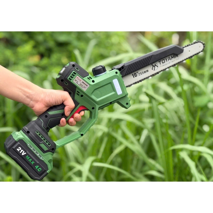 Máy cưa xích 10inch Pin 21V Toyama TB10BL Brushless