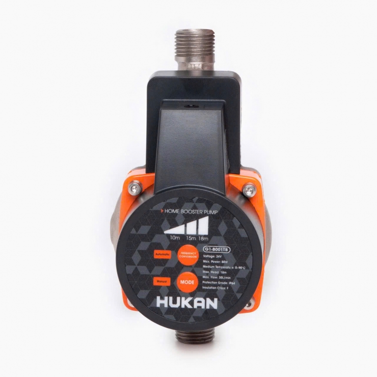 Máy bơm tăng áp mini Hukan G1-B001TB DC-24V Biến tần