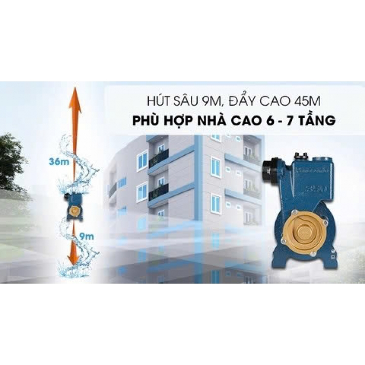 Bơm nước đẩy cao 350W Panasonic GP-350JA