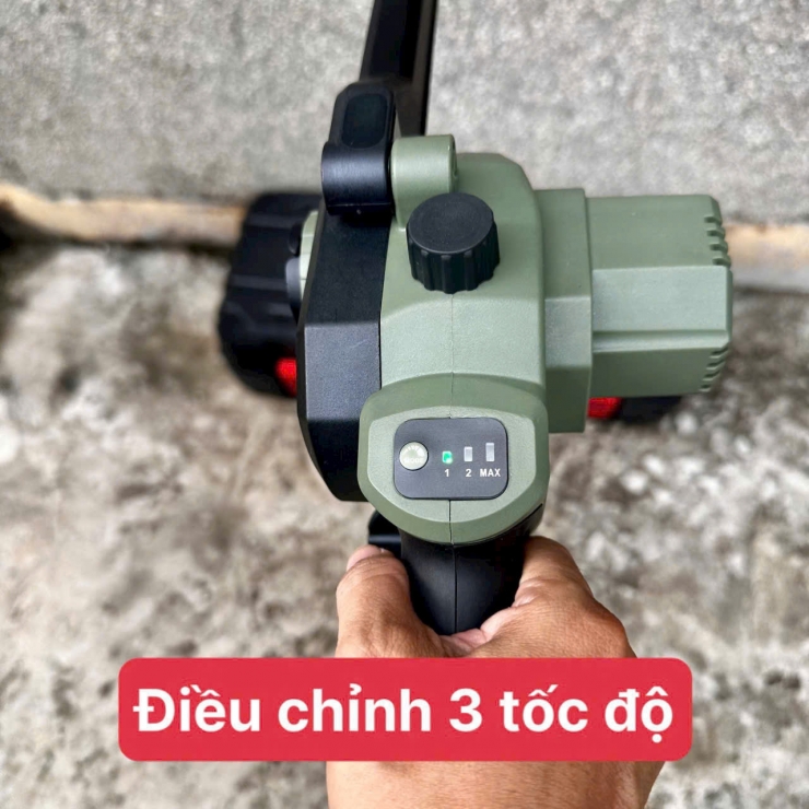 Máy cưa xích 10inch Pin 21V Dekton M21-CX10PRO ( chỉnh tốc 3 cấp ) ( chưa Pin & Sạc )