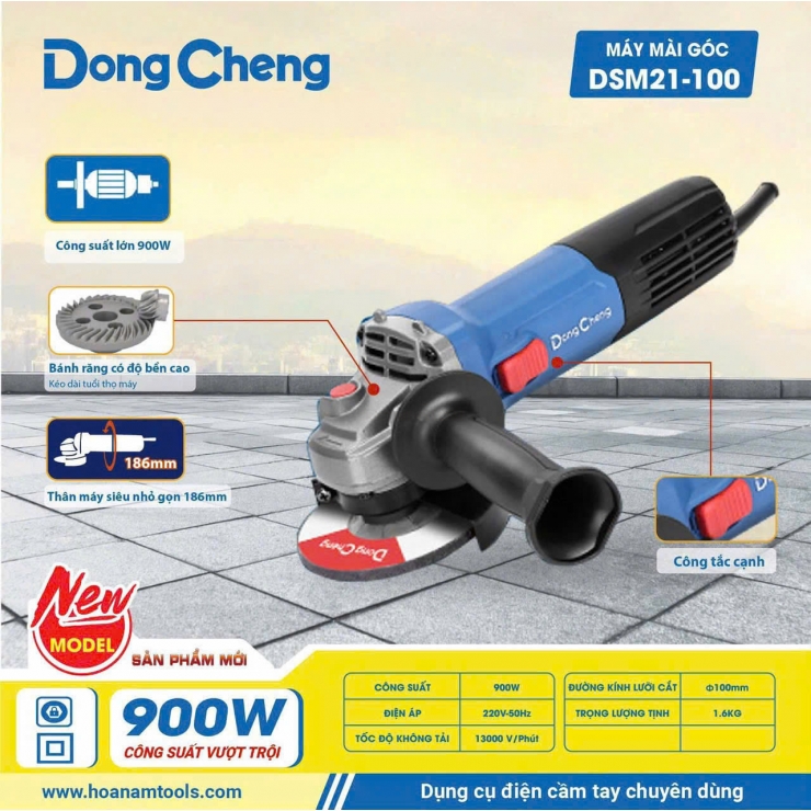 Máy mài góc 100mm Dongcheng DSM 21-100 ( 900W )