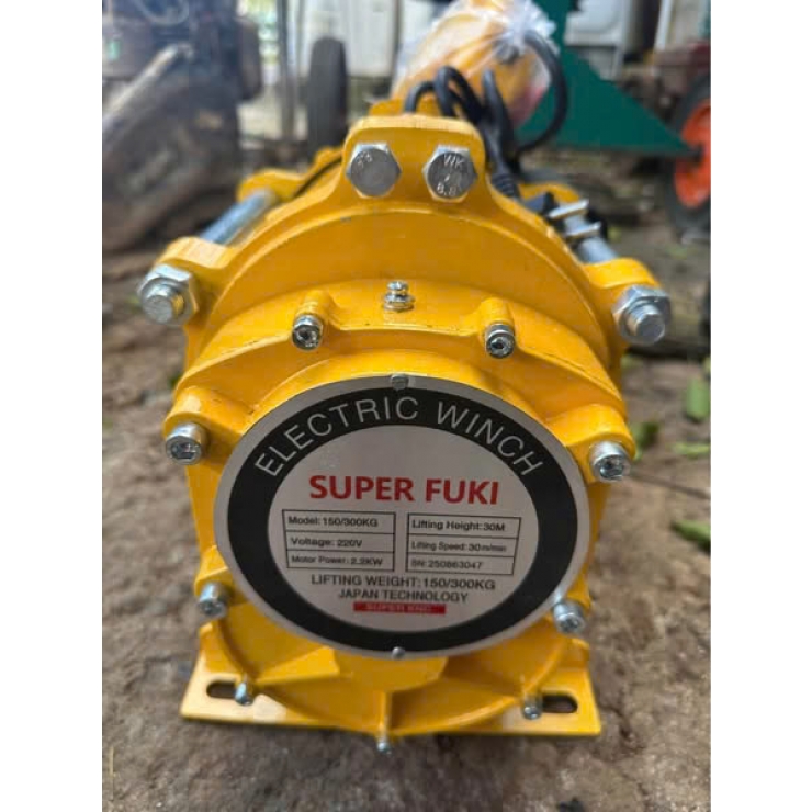 Máy tời nhanh 30m/phút Super Fuki 150/300kg ( 2.2Kw )