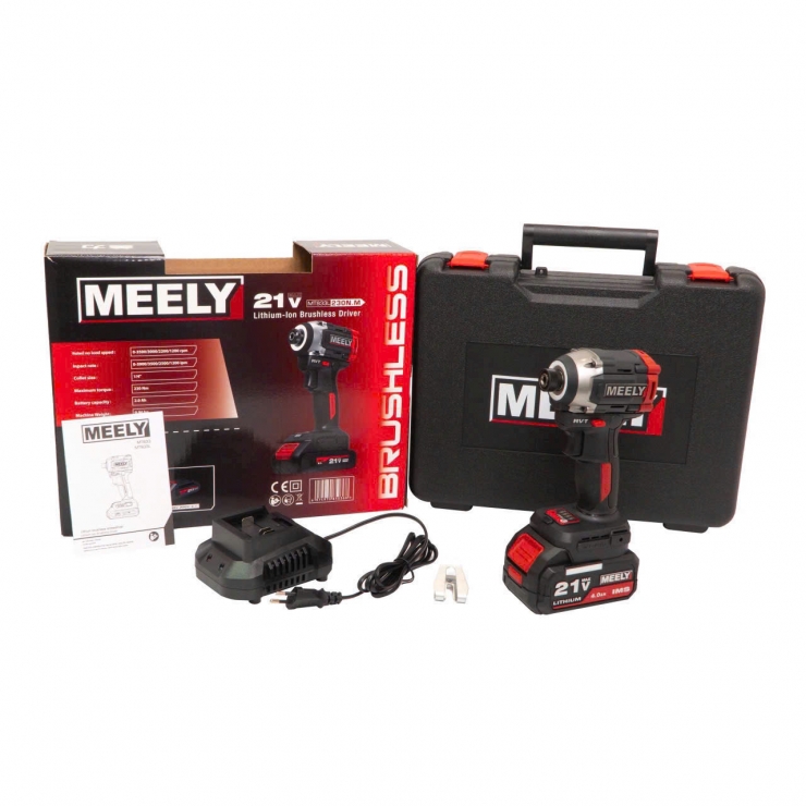 Máy bắn vít 230Nm Pin 21V MEELY MT833L Brushless ( chưa Pin & Sạc )
