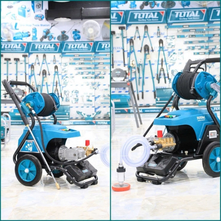 Máy xịt rửa xe công nghiệp 3.0Kw Total TGT11276 ( 1 pha )