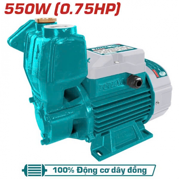 Máy bơm nước đẩy cao 45m Total TWP105506 ( 550W - 3/4Hp )