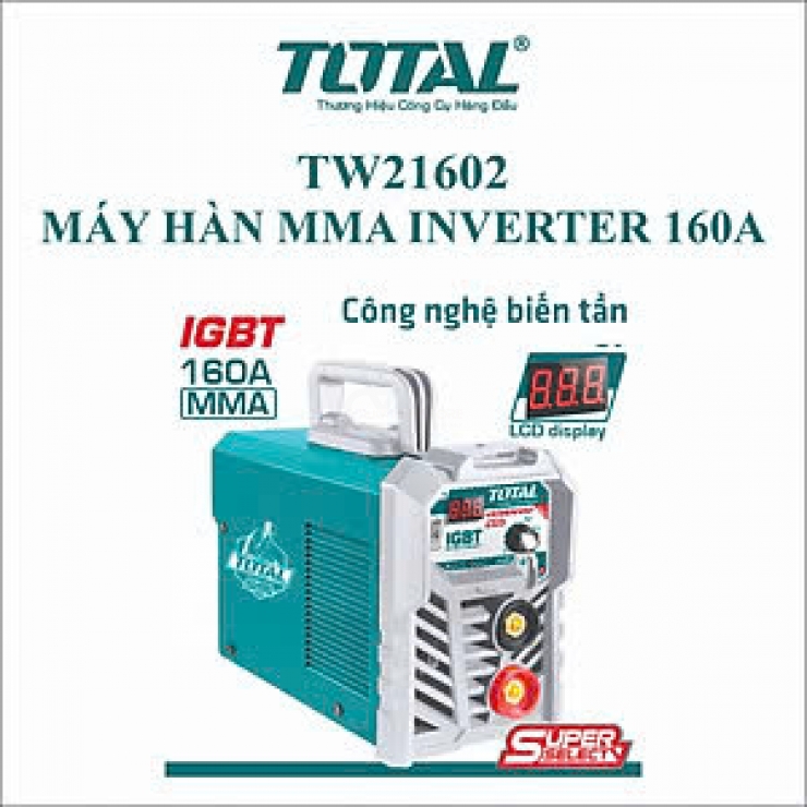 Máy hàn que LCD 160A Total TW21602 ( IGBT inverter )