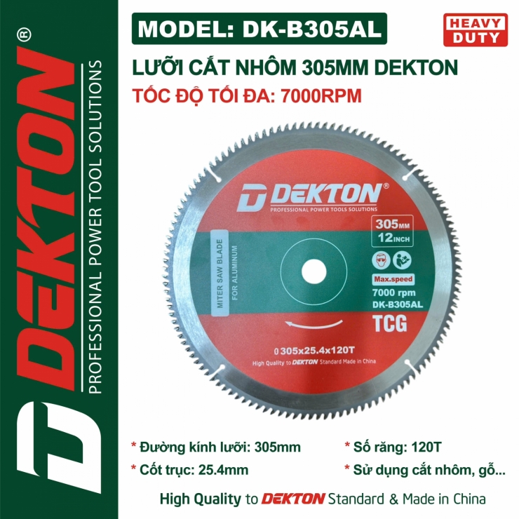 Máy cắt nhôm 305mm Dekton DK-CN305XCR ( dây coroa )