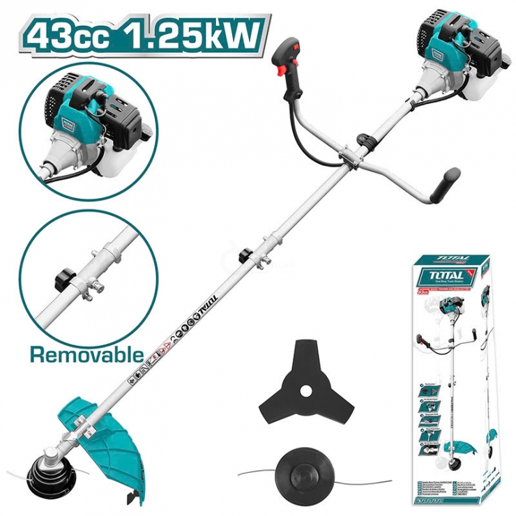 Máy cắt cỏ xăng 2 thì Total TP5434411 ( 42.7cc )