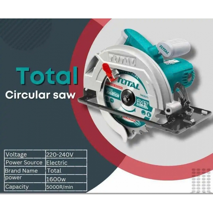 Máy cưa đĩa 185mm Total TS1161856 ( 1600W )