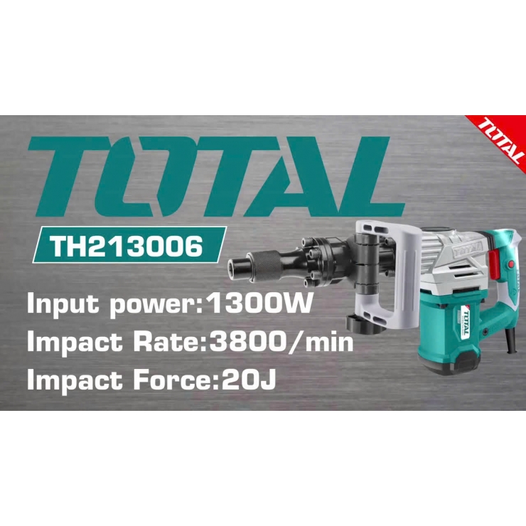 Máy đục 17mm Total TH2130016 ( 1300W 20J )