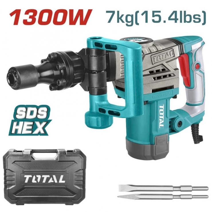 Máy đục 17mm Total TH2130016 ( 1300W 20J )