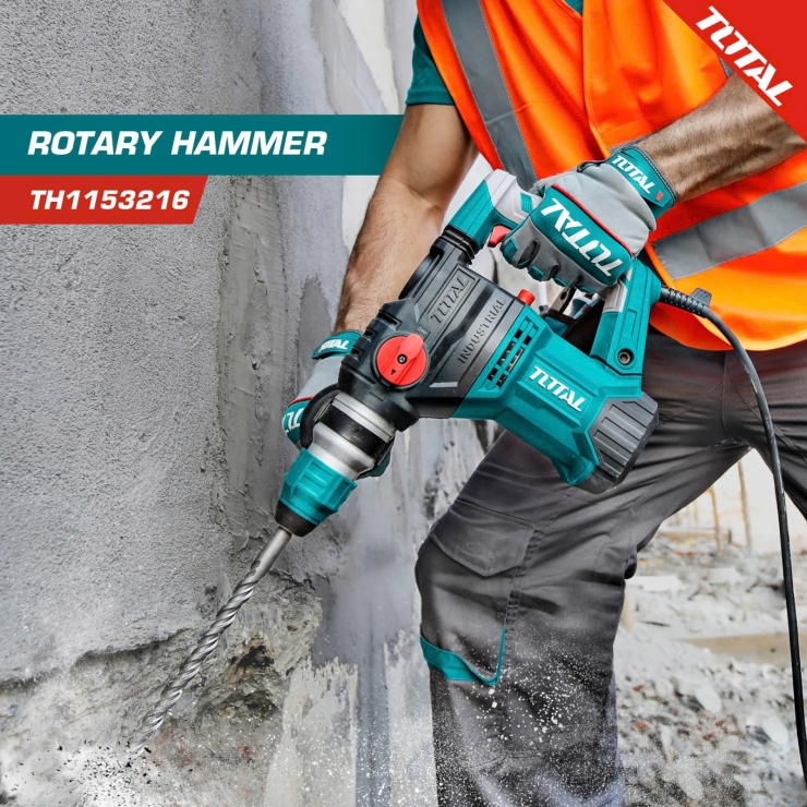 Máy đục và khoan 14mm Total TH1153216 ( 3 chức năng )