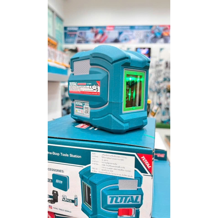 Máy cân mực Laser 2 tia xanh Total TLL156601