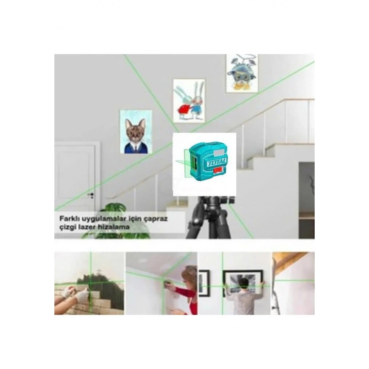 Máy cân mực Laser 2 tia xanh Total TLL156601