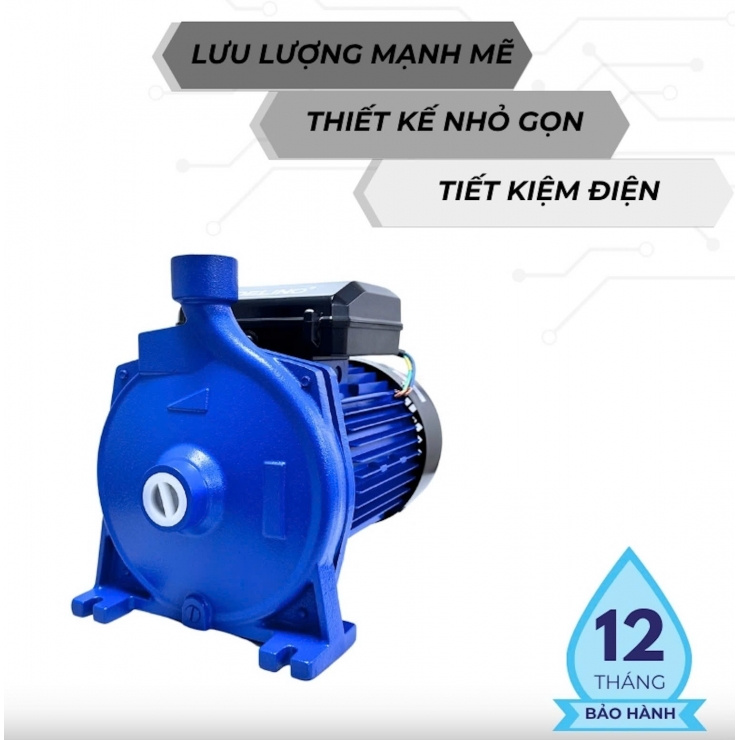 Bơm cánh đĩa đẩy cao 55m Adelino ACm200 ( 1 pha 3.0Ah )