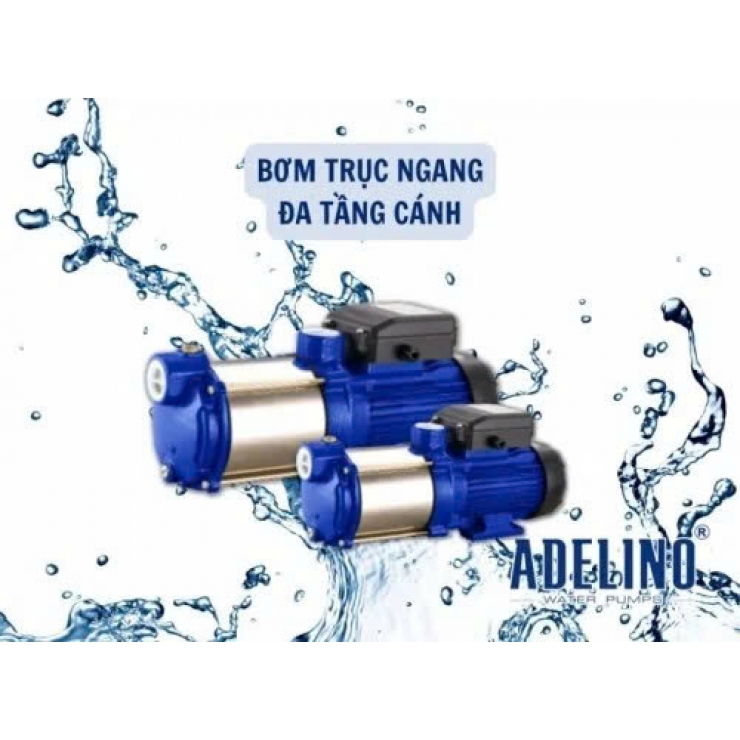 Bơm đa tầng cánh Adelino HPm202 & HPm203 ( 1 pha 0.4Hp-1/2Hp )