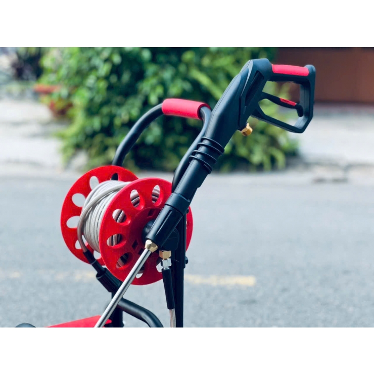 Máy rửa xe chỉnh áp 3.8Kw Kenyo KY-705 xe đẩy