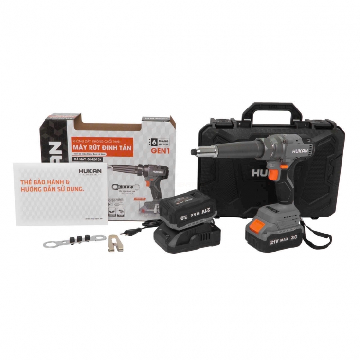 Máy rút rive Pin Hukan G1-RD10K (Φ 2.4-6.0mm ) chưa Pin & Sạc