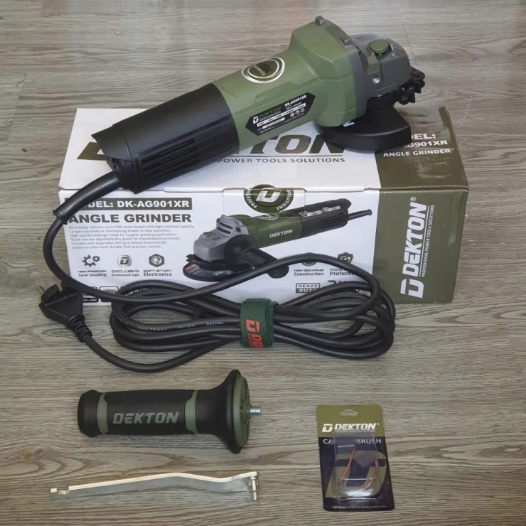 Máy mài góc 900W Dekton DK-AG901XR chống tự khởi động lại