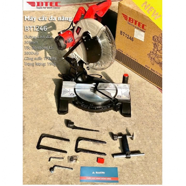 Máy cắt nhôm 305mm Btec BT1246