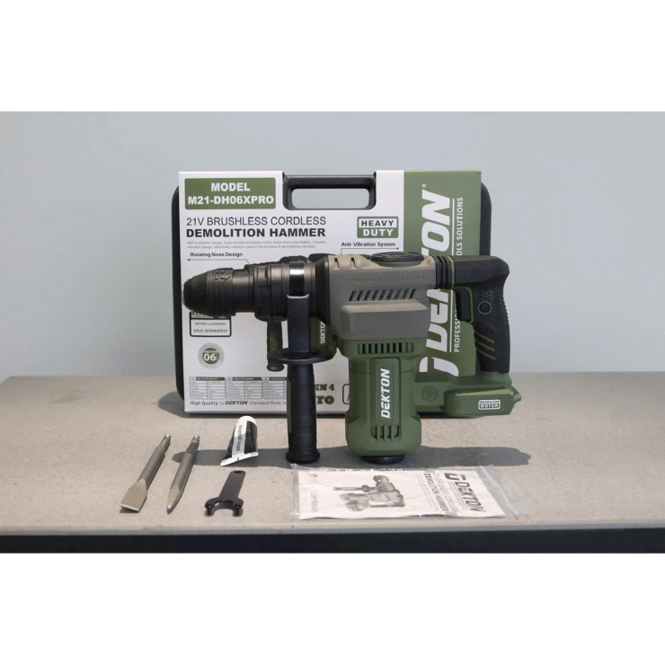 Máy đục 14mm Pin Dekton M21-DH06XPRO hammer ( chưa Pin & Sạc )