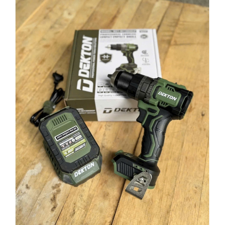 Combo khoan Pin 21V Dekton M21-ID1390XCP Brushless Tạo Xung