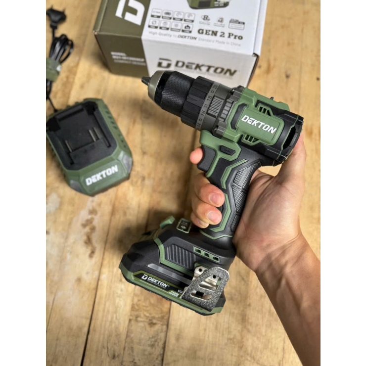 Combo khoan Pin 21V Dekton M21-ID1390XCP Brushless Tạo Xung