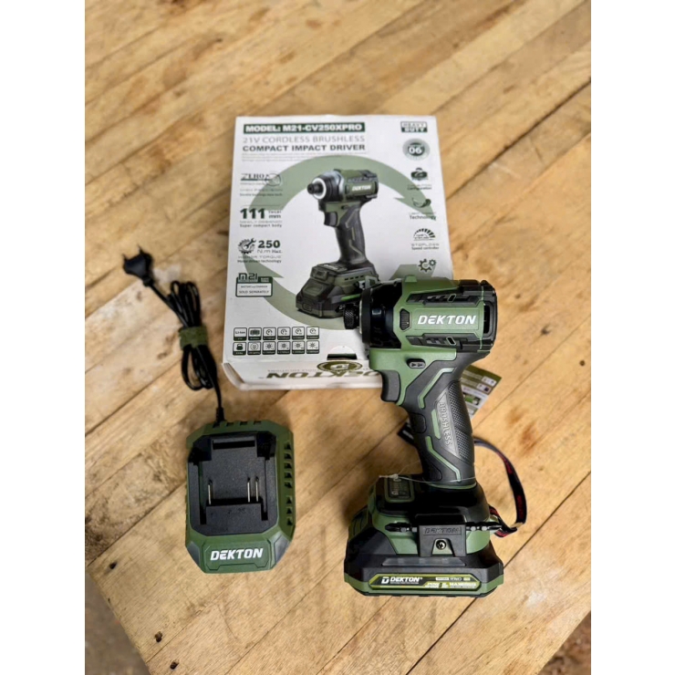Combo máy bắn vít 250Nm Dekton M21-CV250XPRO Brushless