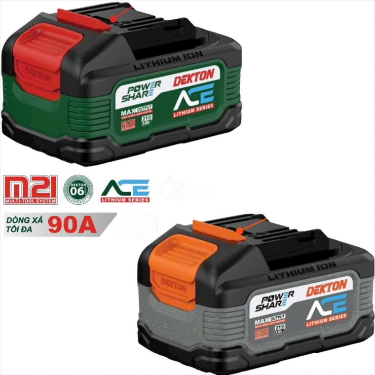 Pin 4.0A Dekton M21-B4090PROMAX ( 10cell dòng xả cao 90A )