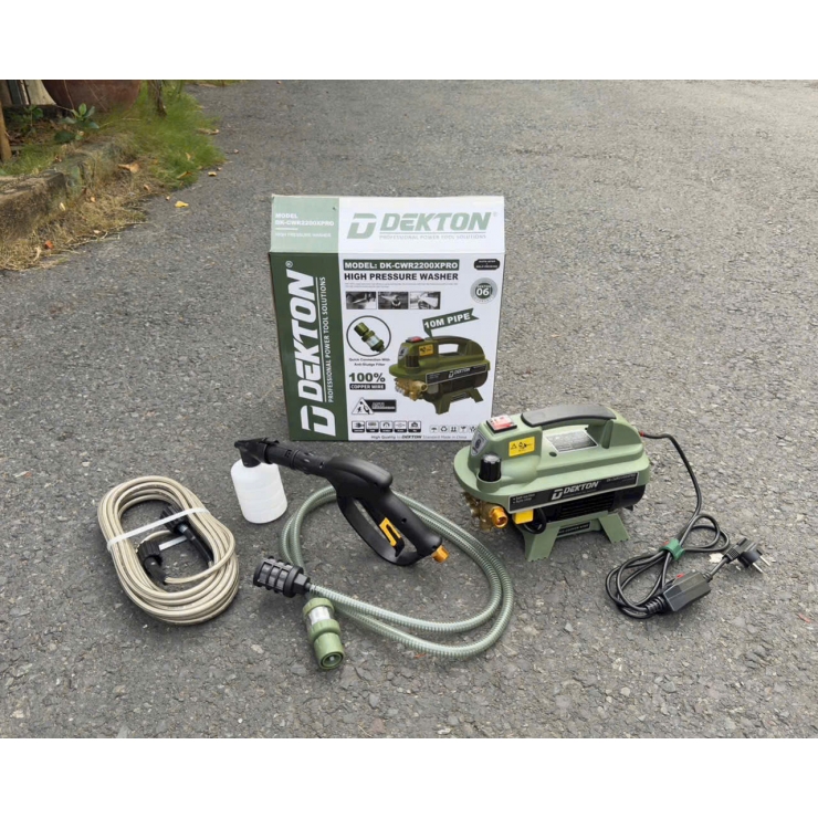 Máy xịt rửa chỉnh áp Dekton DK-CWR2200XPRO