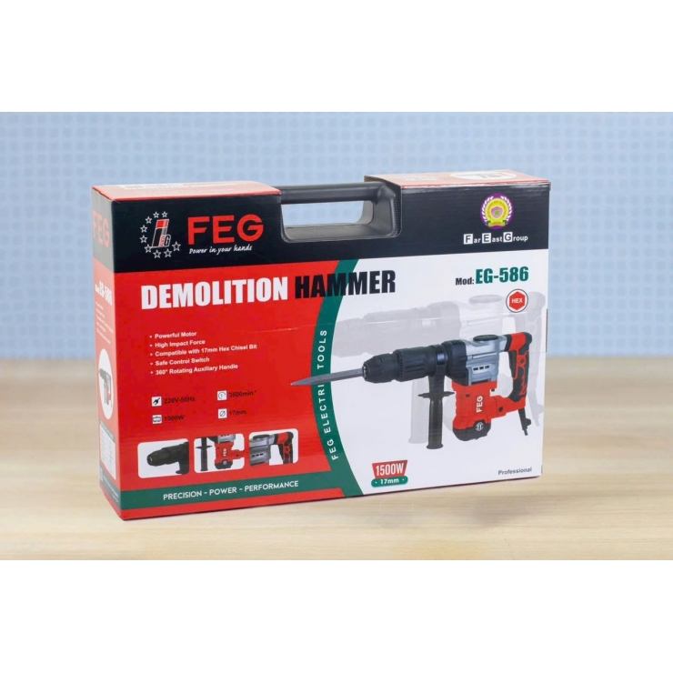 Máy đục 17mm Feg EG-586 ( nòng 40mm 1500W )