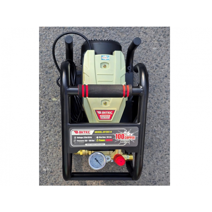 Máy rửa xe áp cao 3800W Bitec BT3814 chỉnh áp